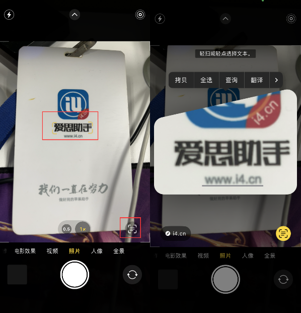 象山苹果手机维修分享升级iOS 16后如何通过相机翻译文本 