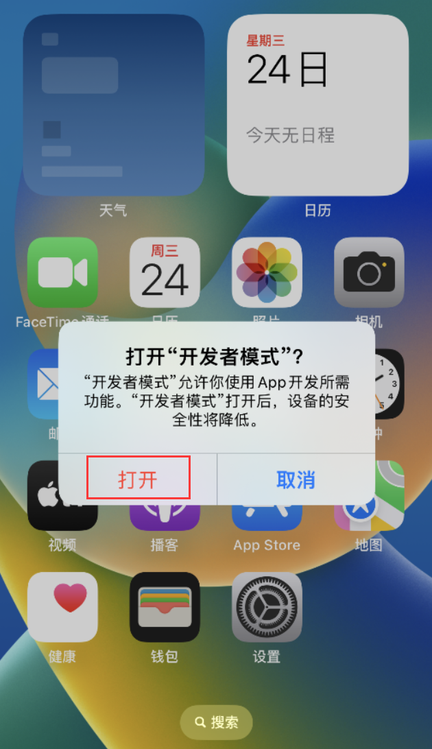 象山苹果手机维修分享如何打开开发者模式 