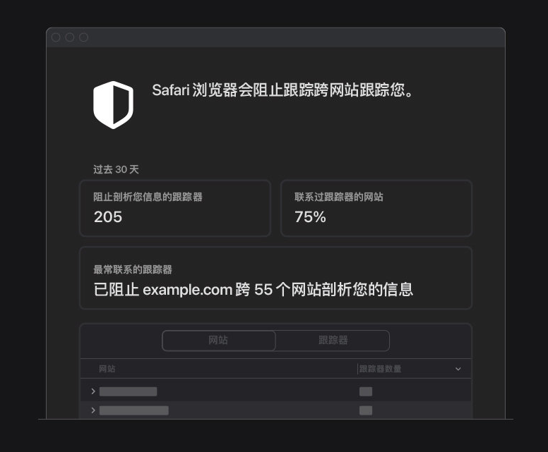 象山苹果手机维修分享如何在 Safari 浏览器中查看和打开隐私报告 